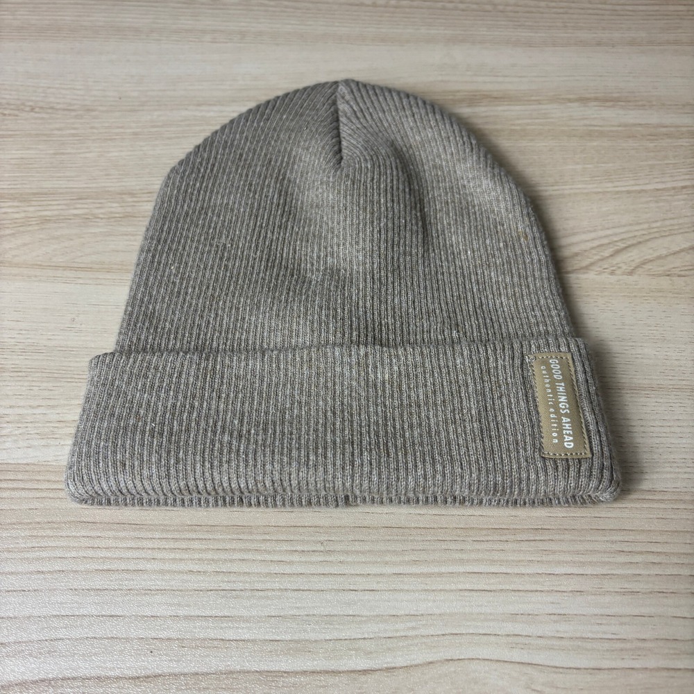 Zara Hat Beanie Winter Cap One Size Brown Tan Knit Soft Outdoors